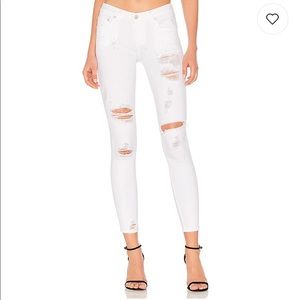 Lovers + Friends Ricky Skinny Jean size 26 White